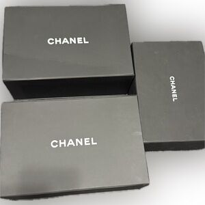CHANEL empty purse boxes